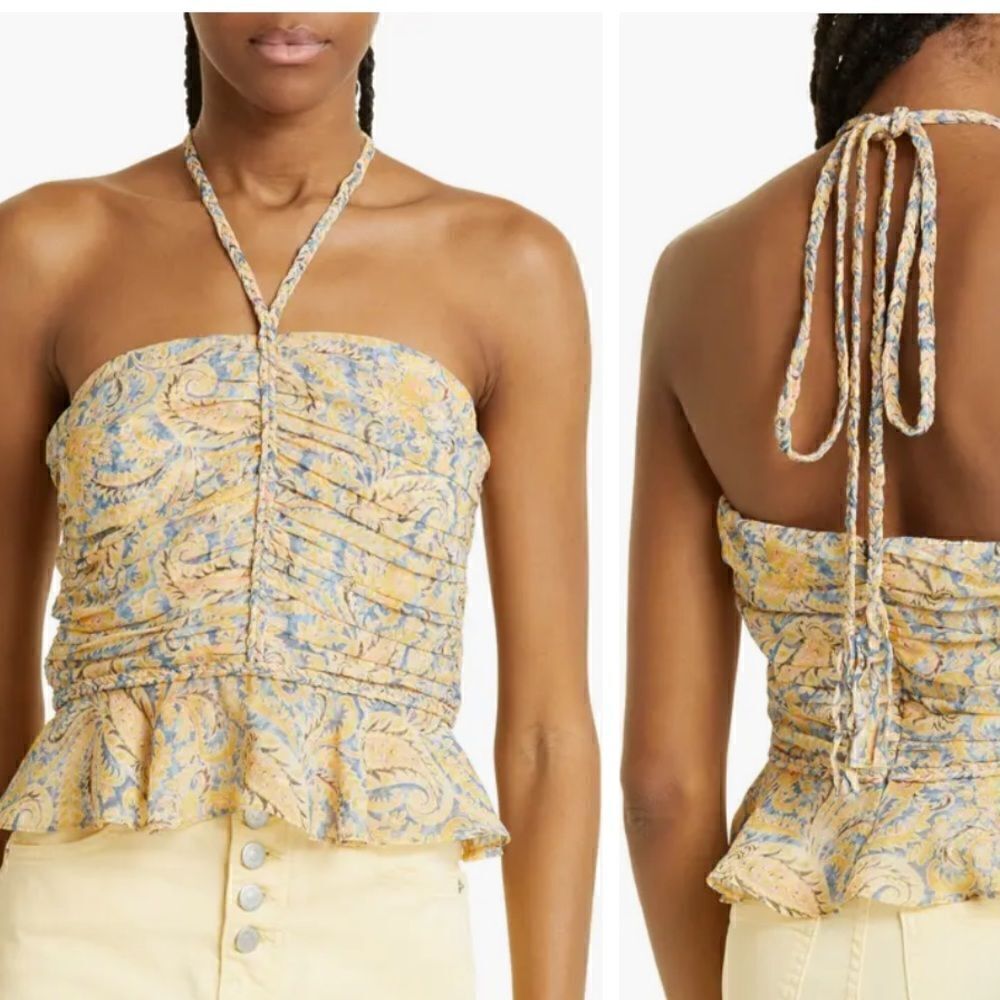 Veronica Beard  Paisley Silk Halter Top
$398